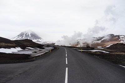 wintery road