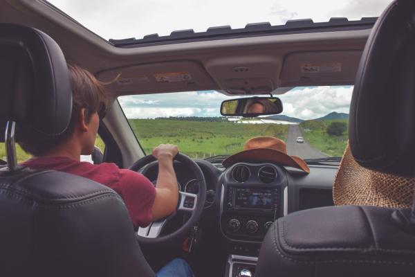 driving on road trip